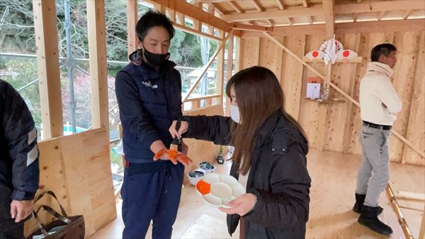 山口県岩国市で事務所新築工事中です。